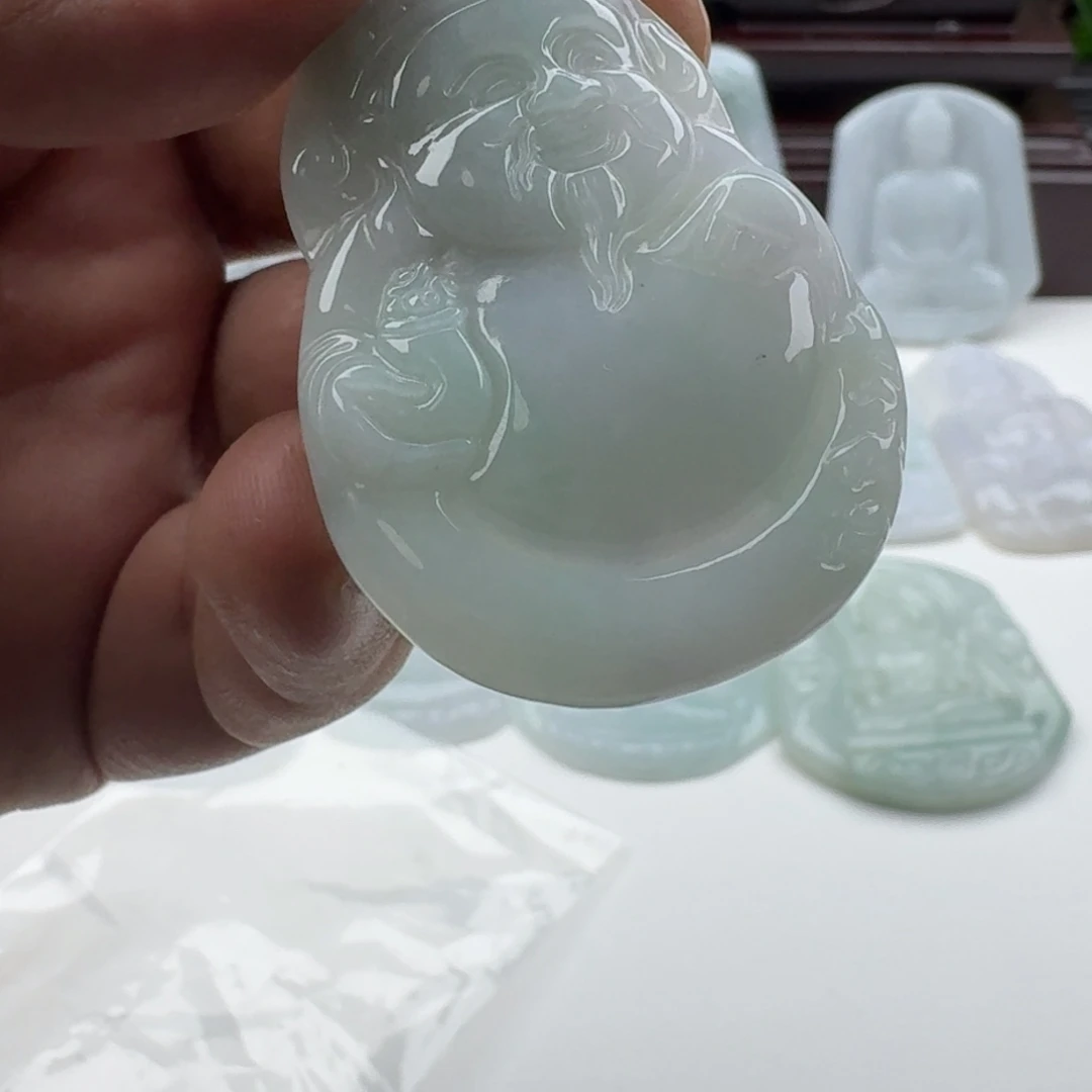 颈饰未镶嵌翡翠天然缅甸A货翡翠