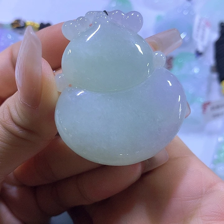 翡翠未镶嵌颈饰天然翡翠A货吊坠