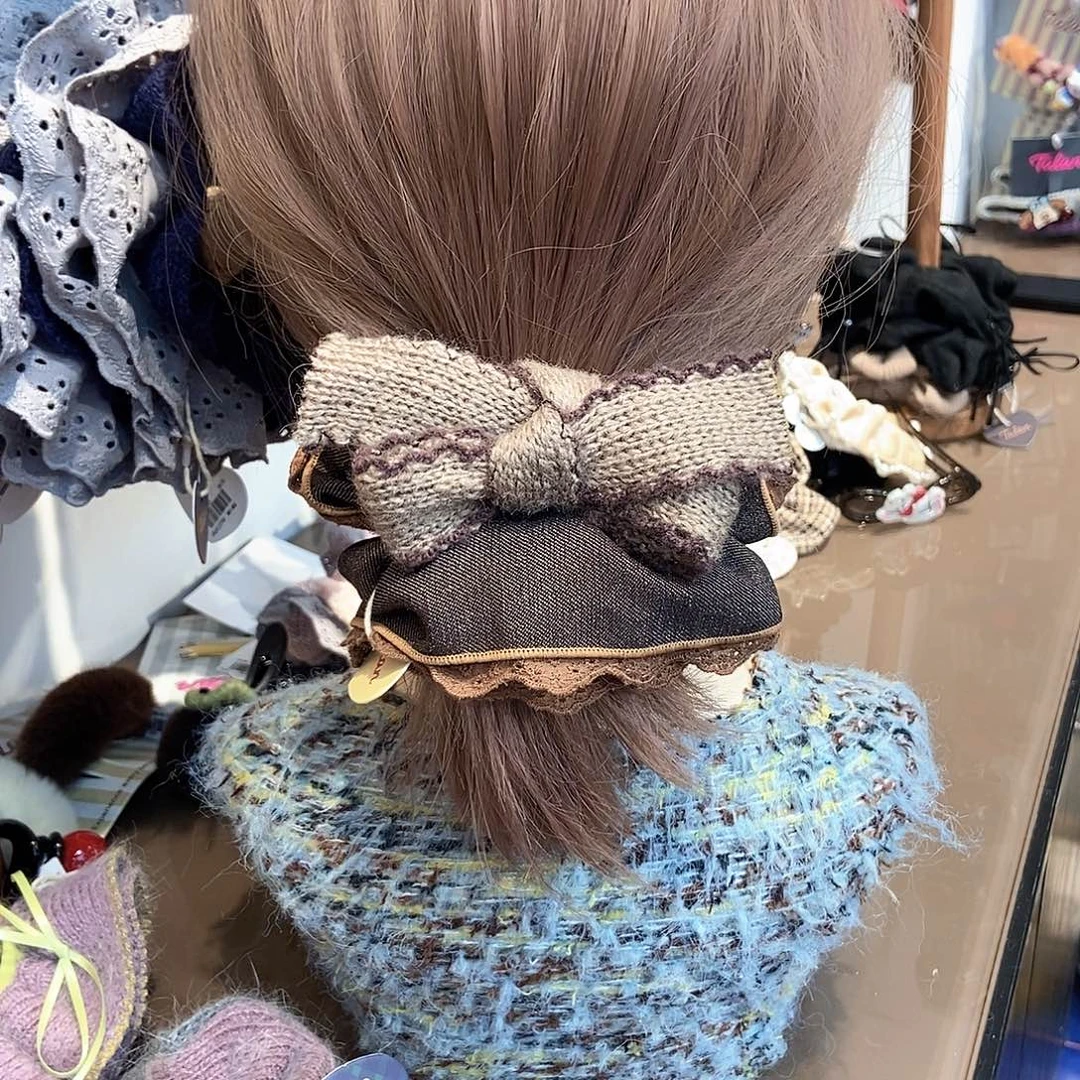 布艺非金属新款发圈