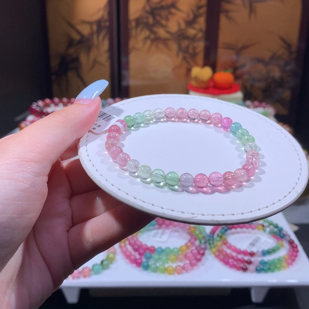 未镶嵌手链碧玺碧玺