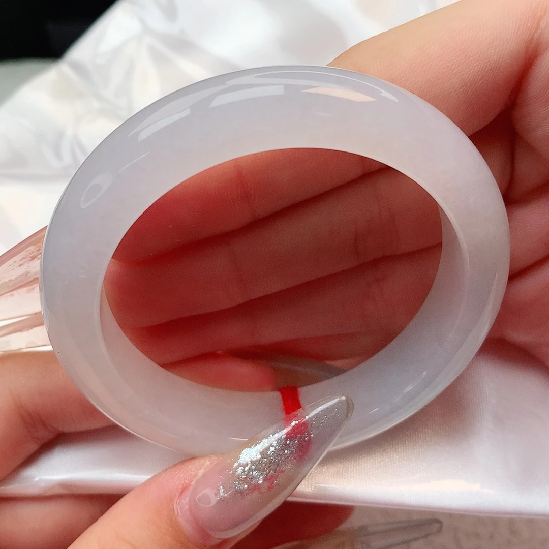 未镶嵌手镯翡翠正圈52