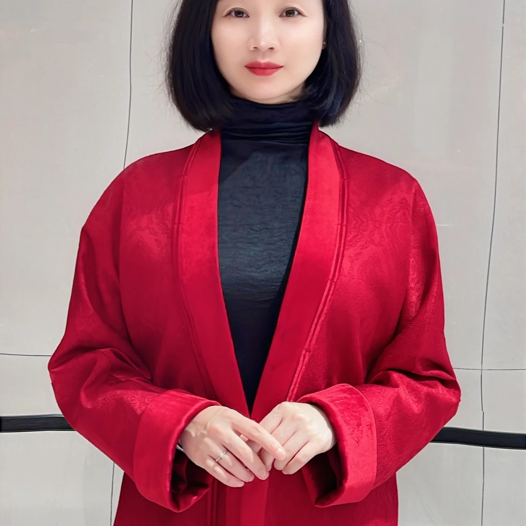 百搭短外套女厚款女士女装秋季保暖外披春季新中式