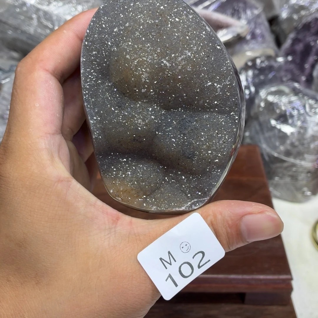 紫晶摆件未镶嵌水晶