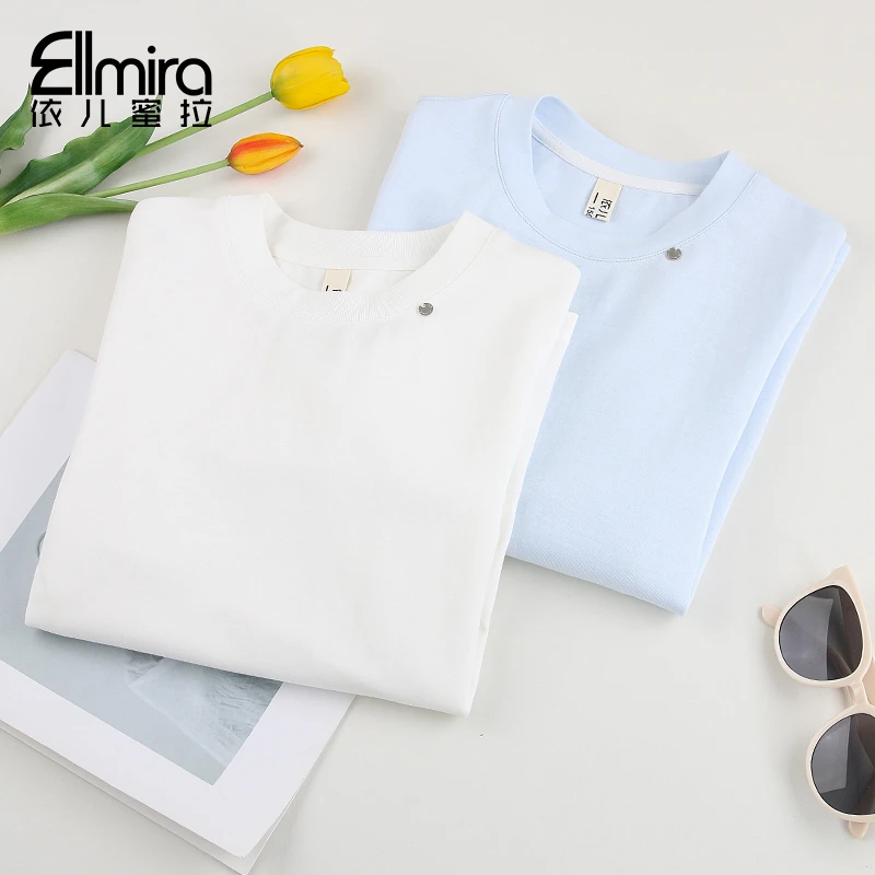 【兰瑾】9103-1女童长袖t恤秋装上衣百搭百搭打底宽松圆领大童洋气