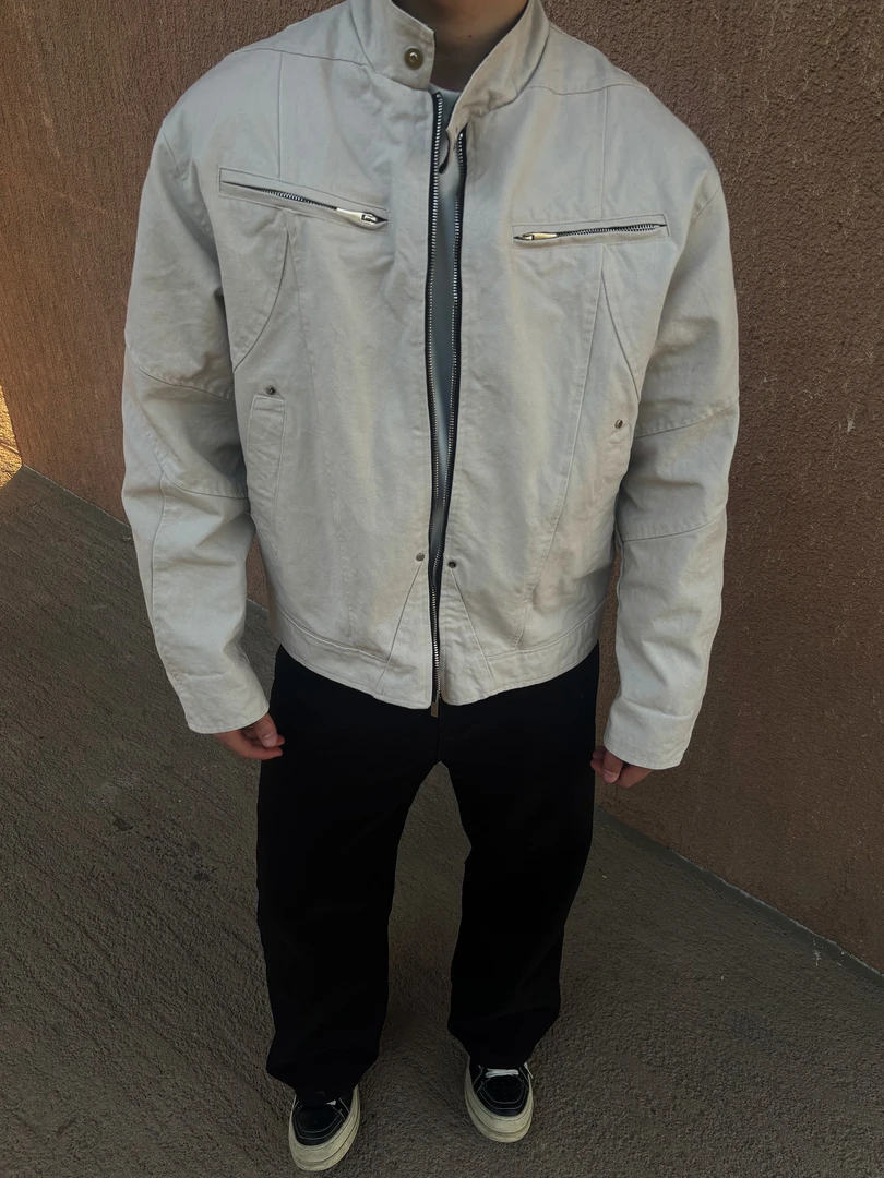 【BWIN】重工哈灵顿夹克二代重磅帆布男士春秋休闲潮流立领夹克