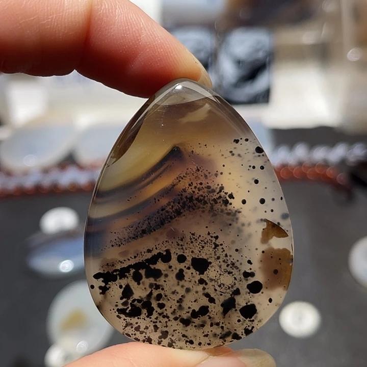 玛瑙/玉髓未镶嵌吊坠(不含链)