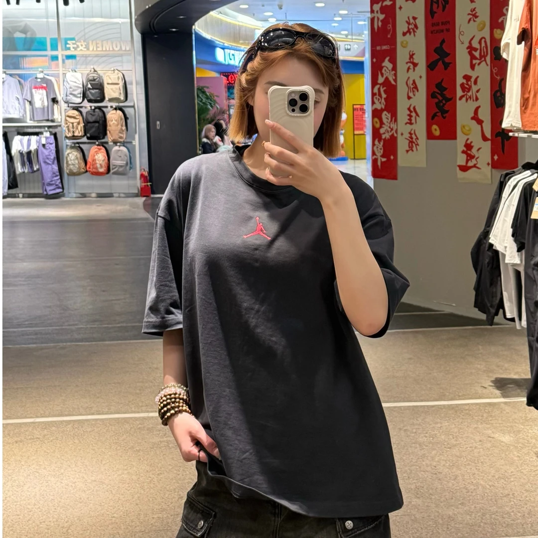 NIKE/耐克【官方正品】男子纯棉时尚舒适百搭宽松短袖IH0833-045