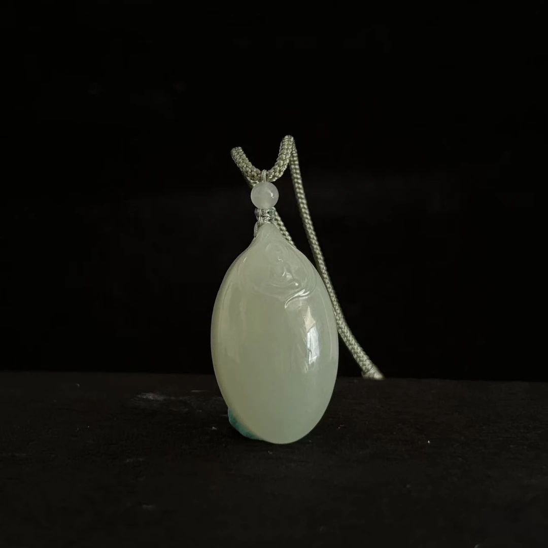 lot2219 清荷禅心佩挂件 37.1*21.3*12mm