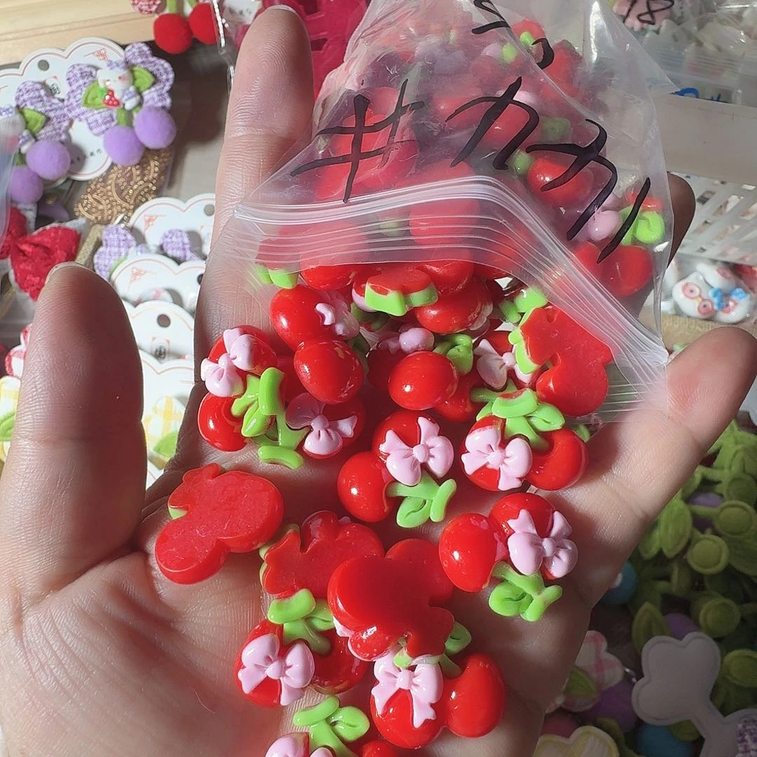 非金属144蝴蝶结樱桃50个