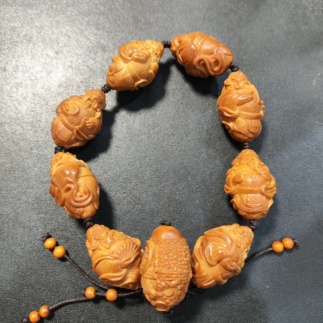 橄榄核财神尺寸2.1手串MK3
