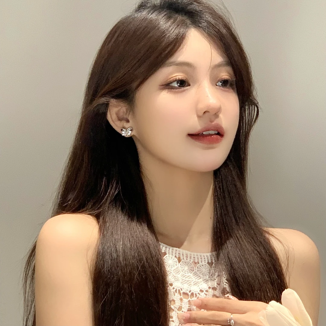 FULL GIRLISH耳环00621蝴蝶结设计感耳钉耳饰