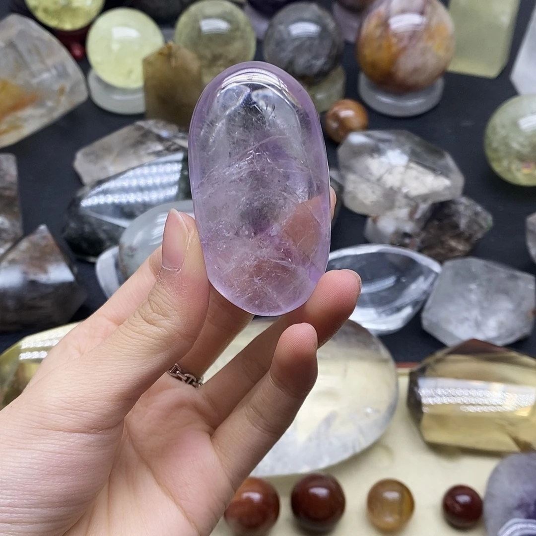 珠宝半成品水晶未镶嵌84水晶石