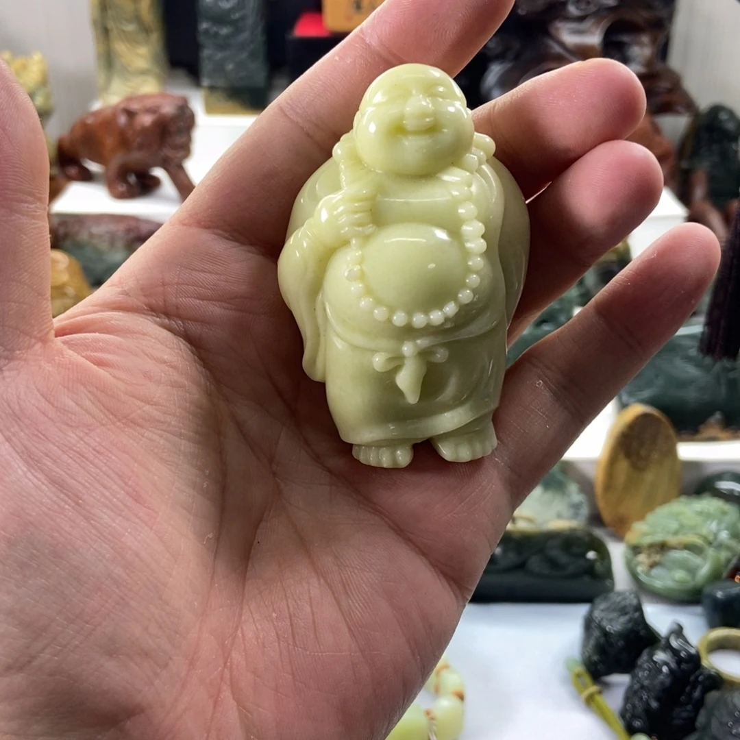 蛇纹石玉未镶嵌把件