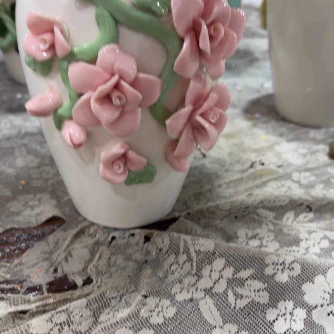 陶瓷花拍满20元发货退款拉黑