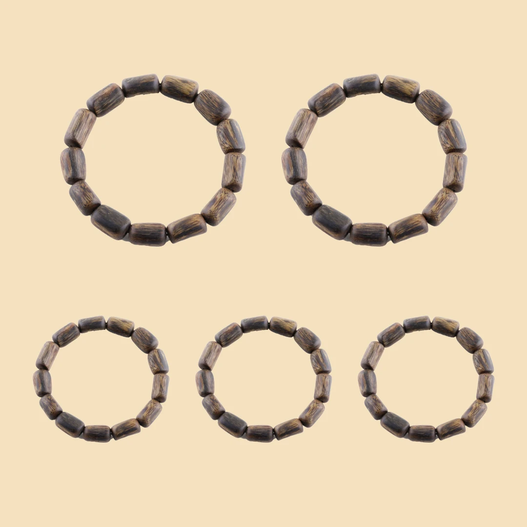 沉香海南莺歌绿奇楠红土料单圈随形沉香手串025099多样性发一