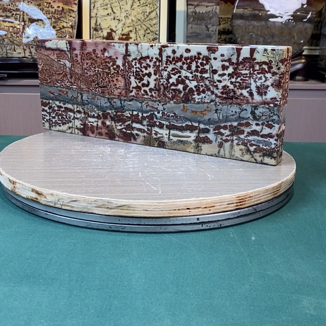 石材广西国画石草花石