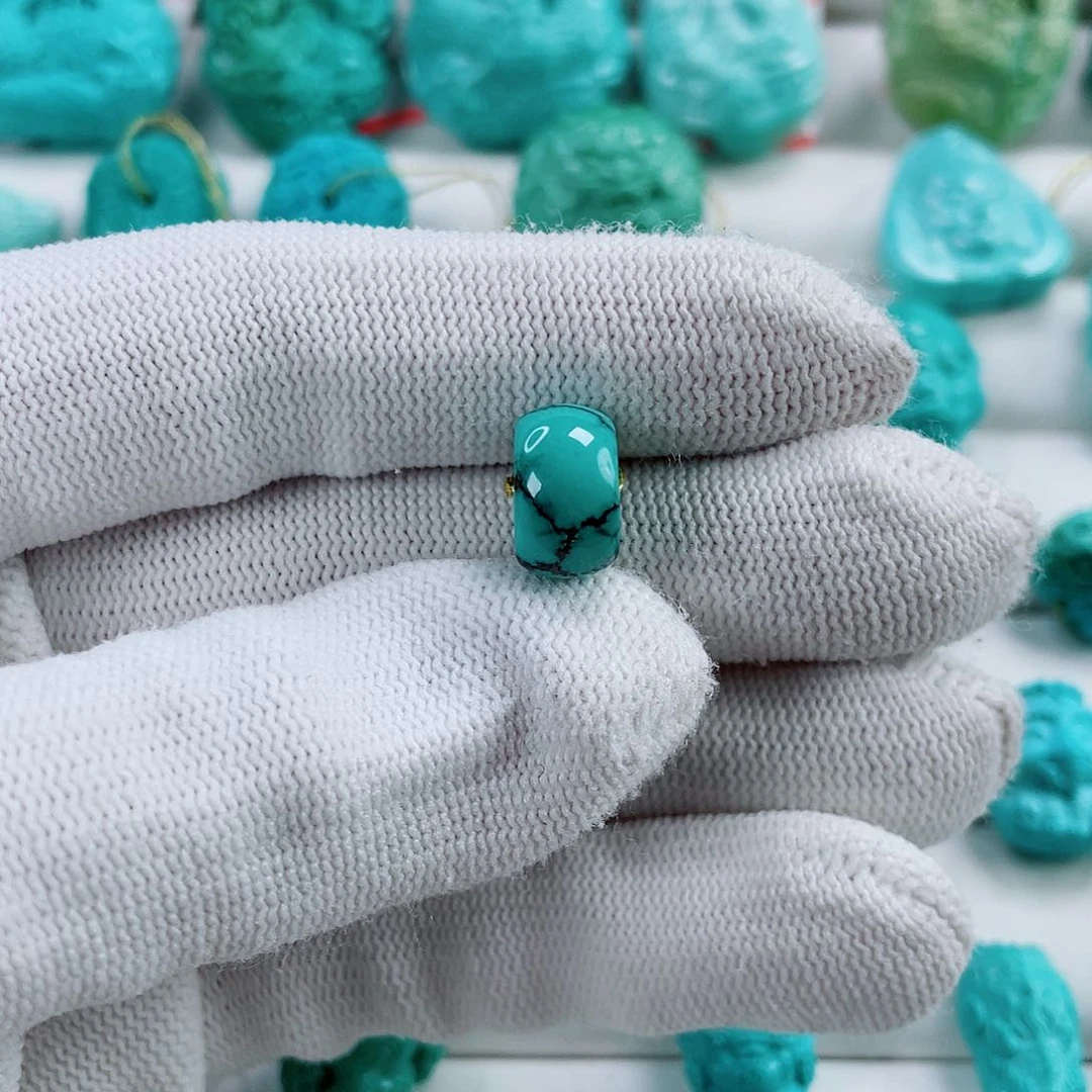 绿松石未镶嵌车挂