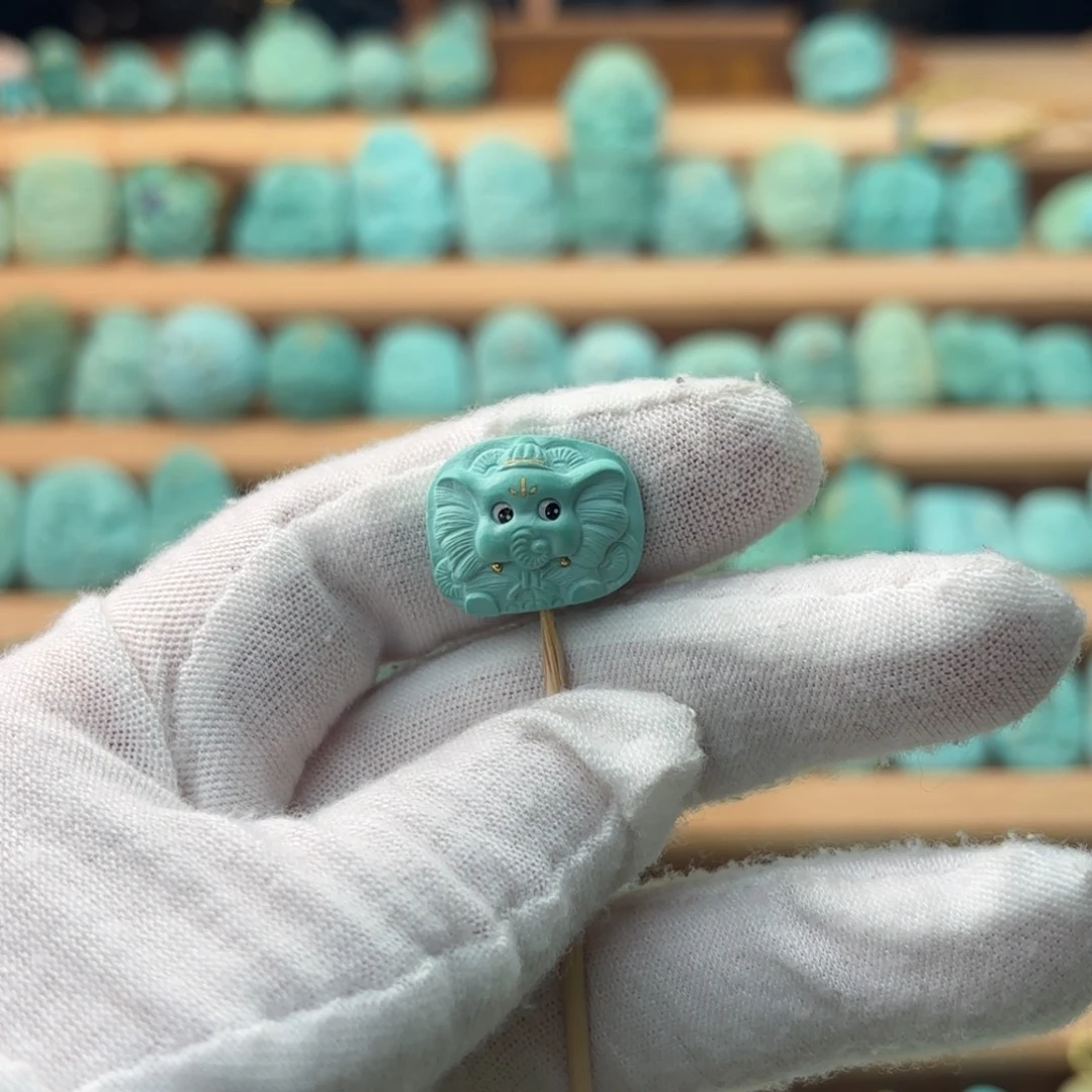 绿松石未镶嵌配饰