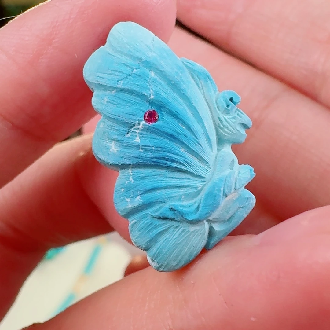 绿松石珠宝奇石未镶嵌