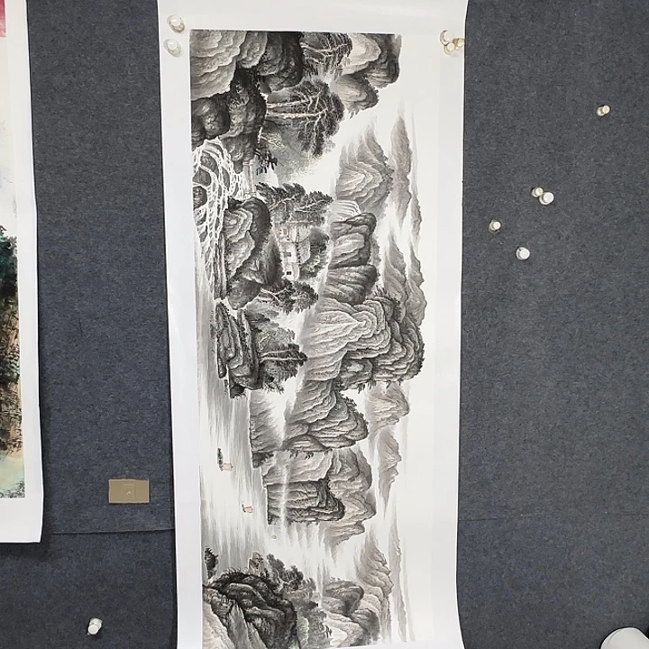 国画国画山水作品