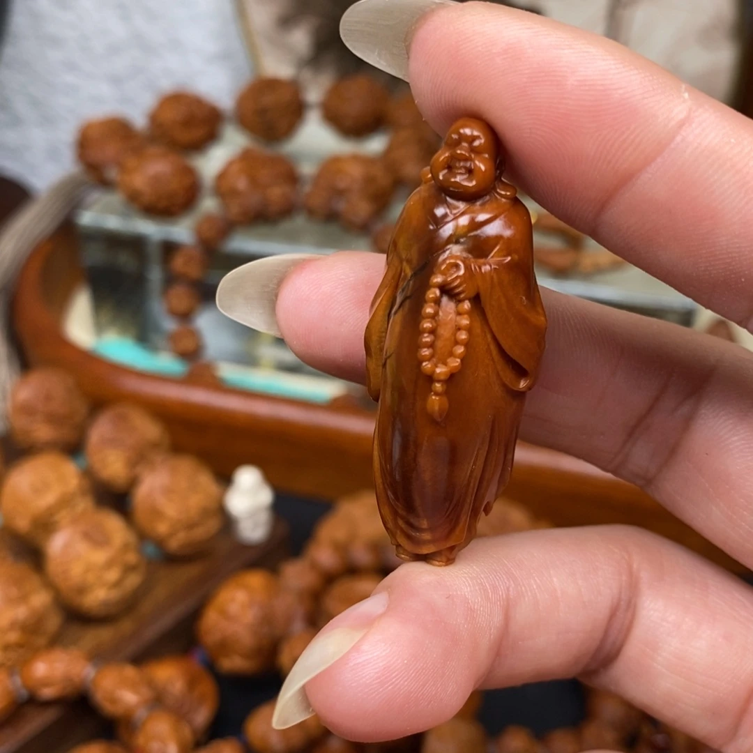 用***8橄榄核手串/手链自在弥勒