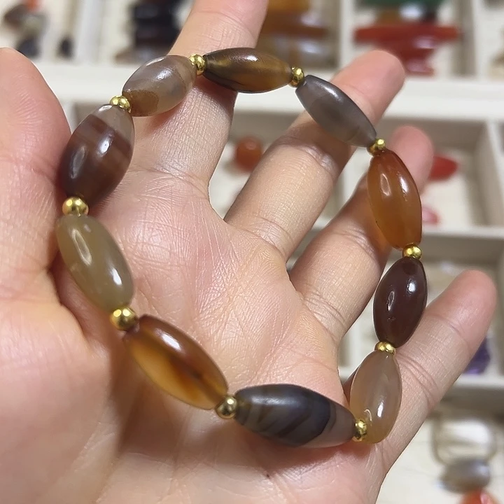 玛瑙/玉髓手链合金