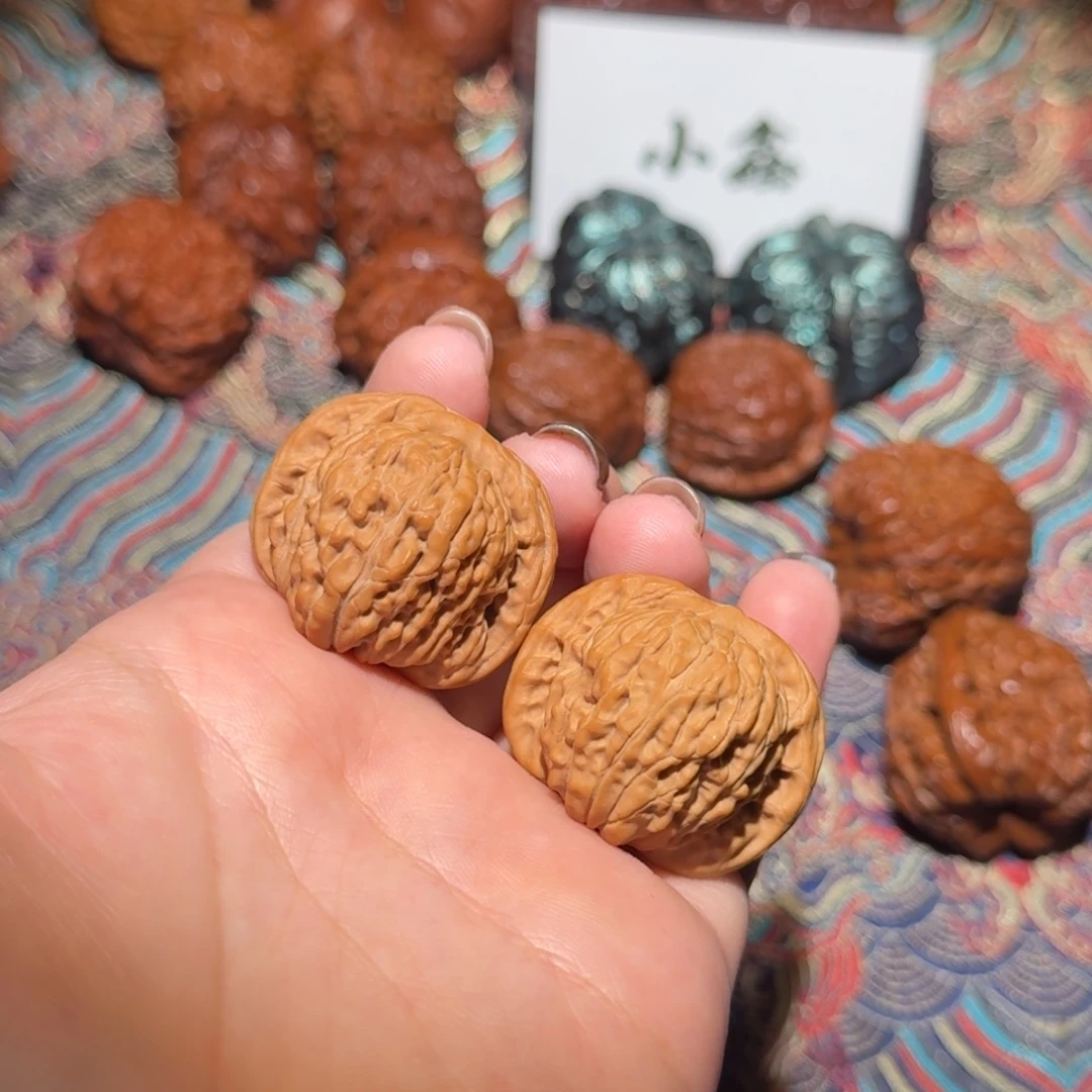 核桃把件2154号35汉高楼文玩核桃s