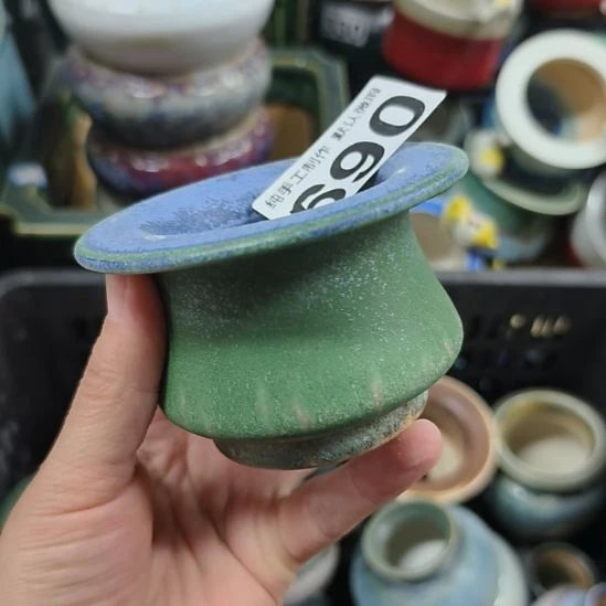 景德镇手工高温陶瓷：内5.5口高6