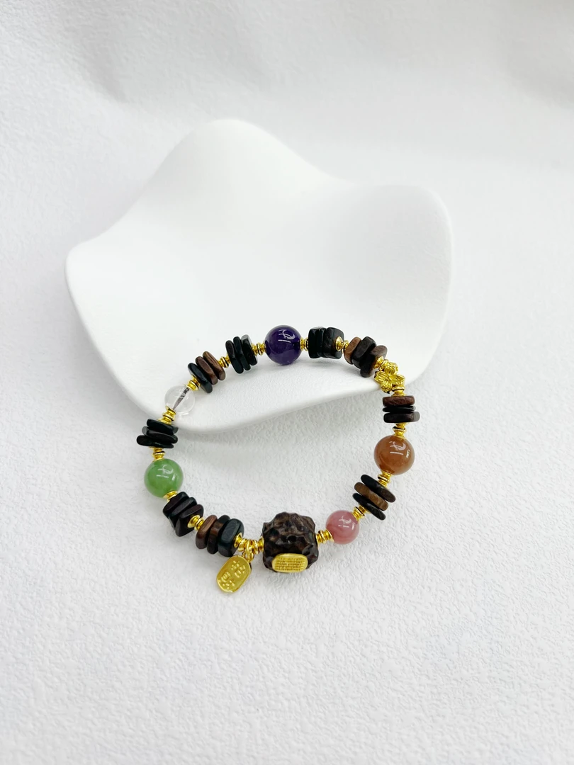 302玛瑙沉DIY多宝手串