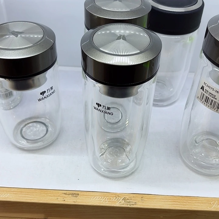 万象品牌双层玻璃杯405