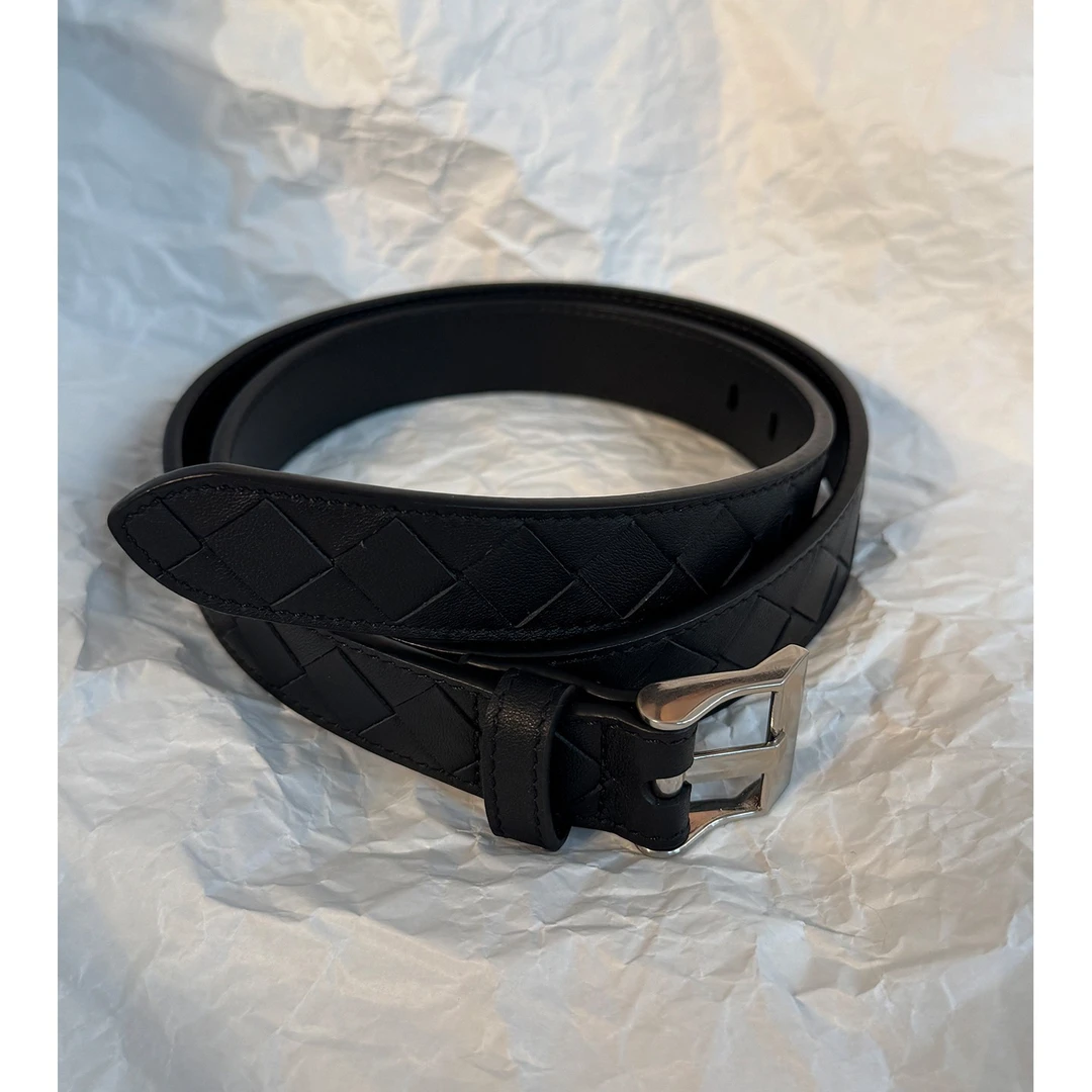 【琳媚】“腰带”手工编织头层牛皮腰带百搭裤子裙子显瘦皮带