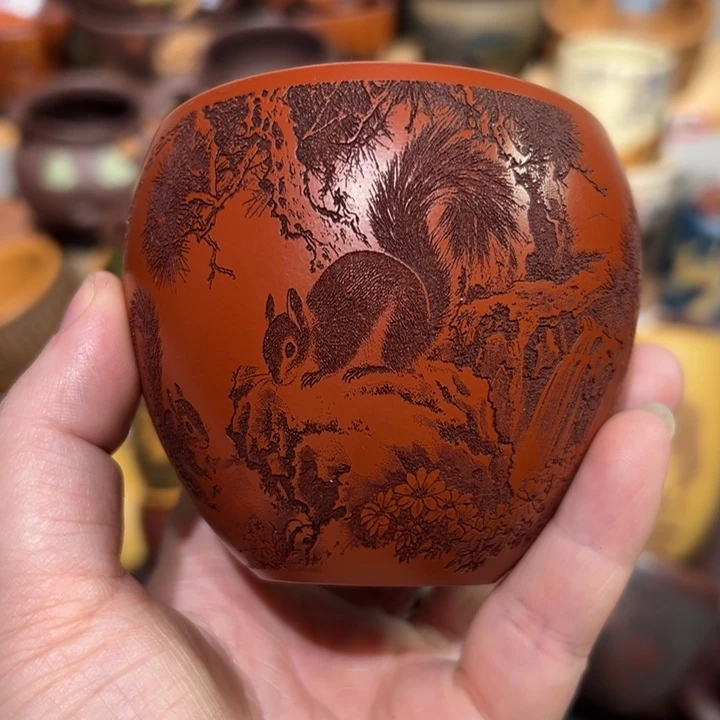 茶杯紫砂宜兴紫砂主人杯