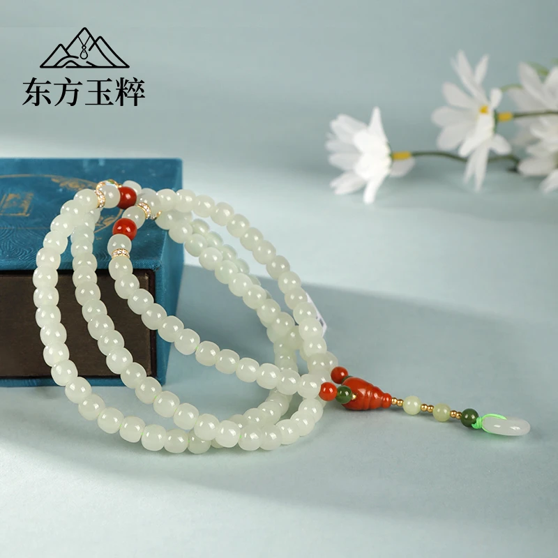 和田玉项链-单珠约7*8mm-多样性发货 拍一发一