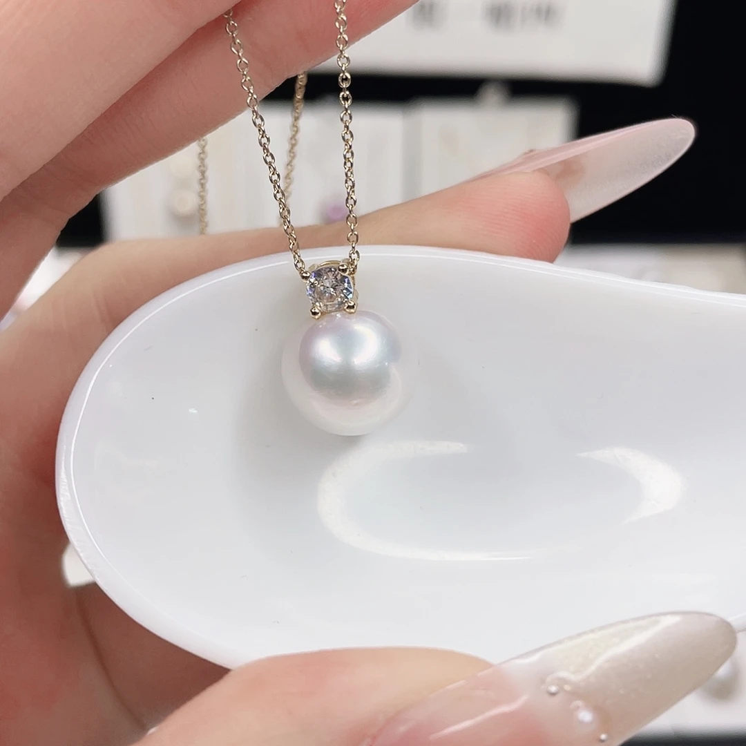 淡水珍珠吊坠(赠链)合金