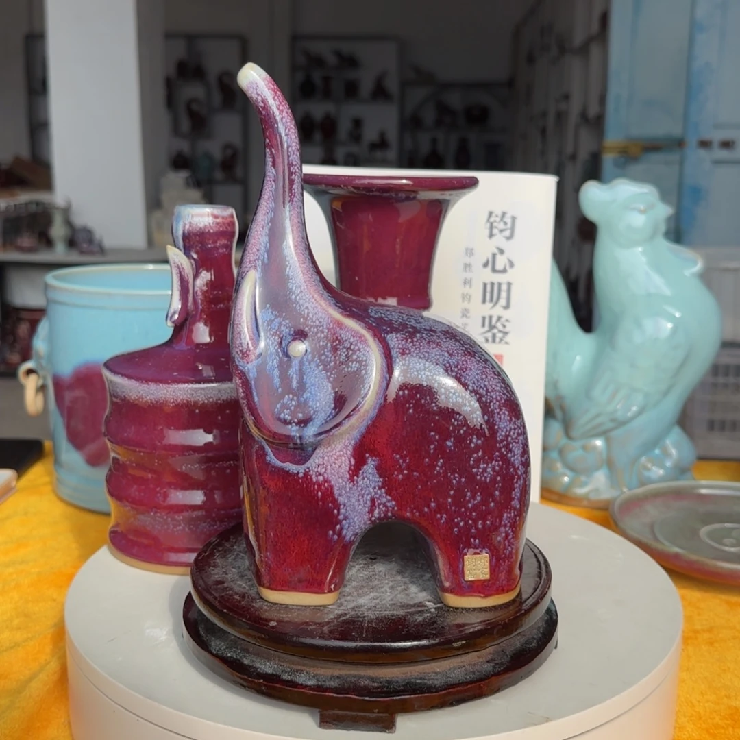 摆件陶郑家钧瓷摆件