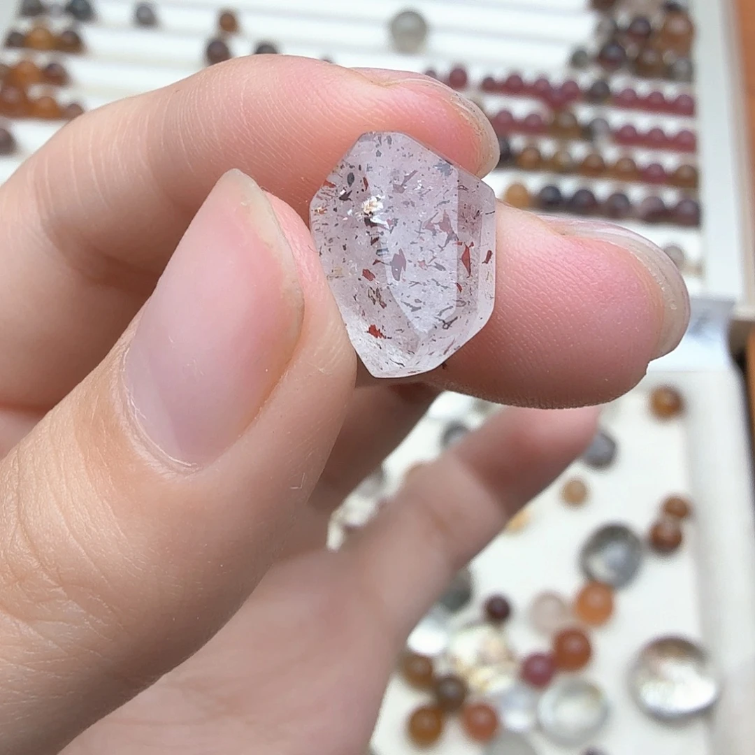 八***。未镶嵌珠宝半成品紫晶