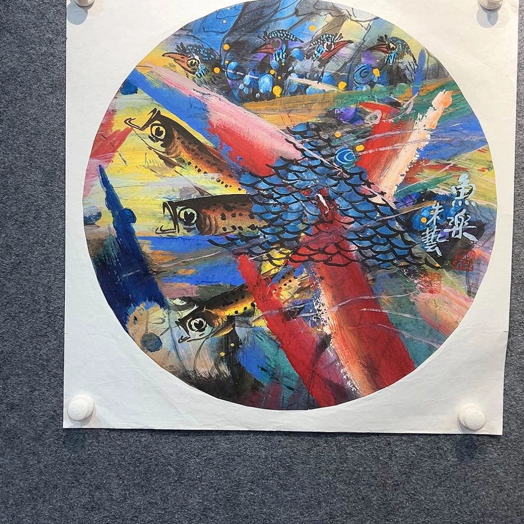 国画纯手绘系列画心
