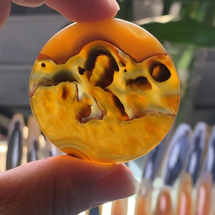 未镶嵌玛瑙/玉髓珠宝半成品14