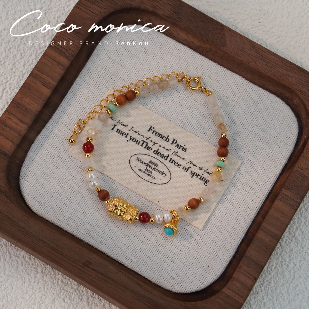 【小霞珠宝】 手链 气质百搭复古法式小众轻奢 AB822