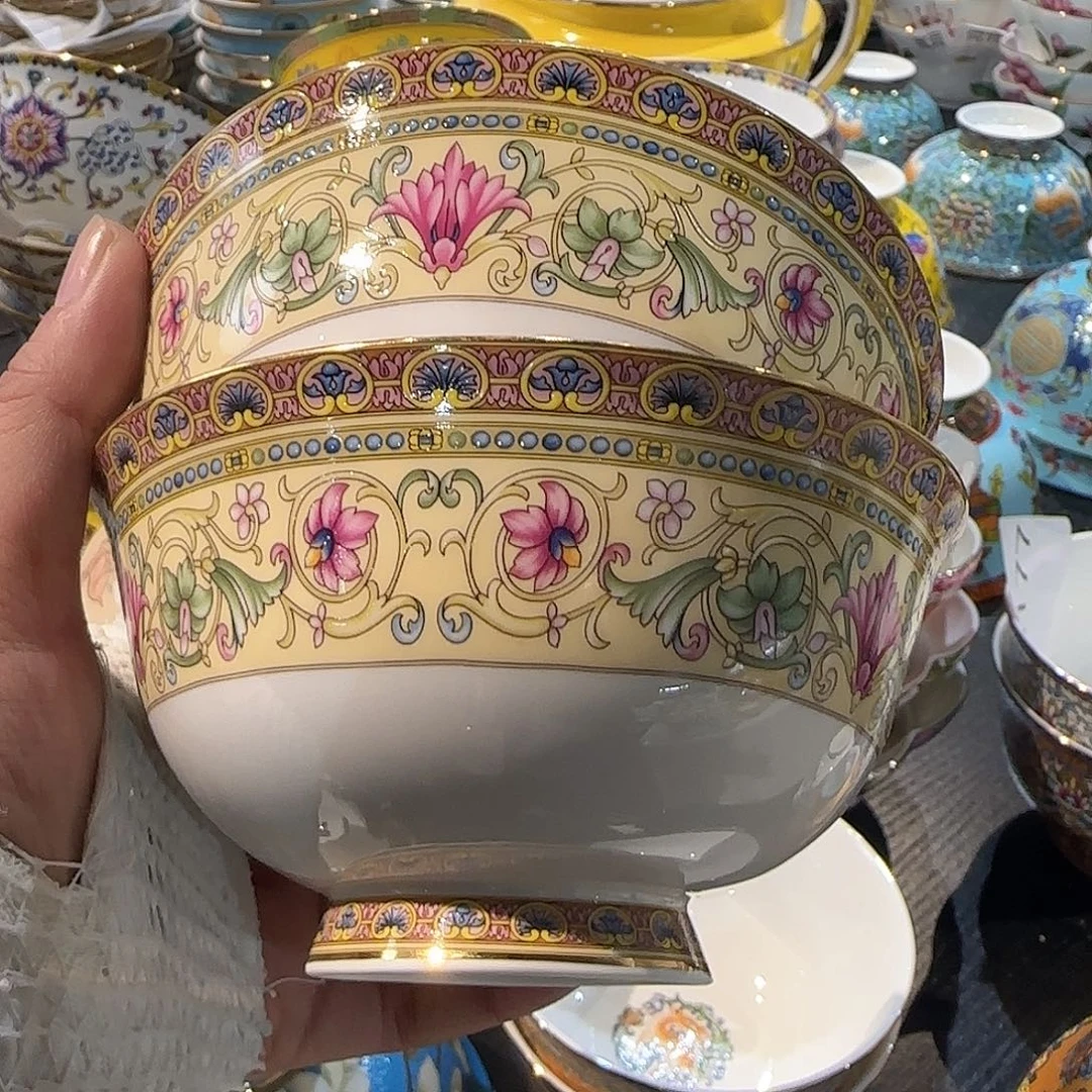 骨瓷骨瓷珐琅彩工艺