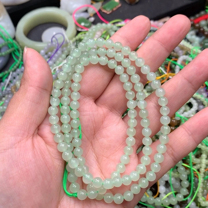 和田玉未镶嵌手链43