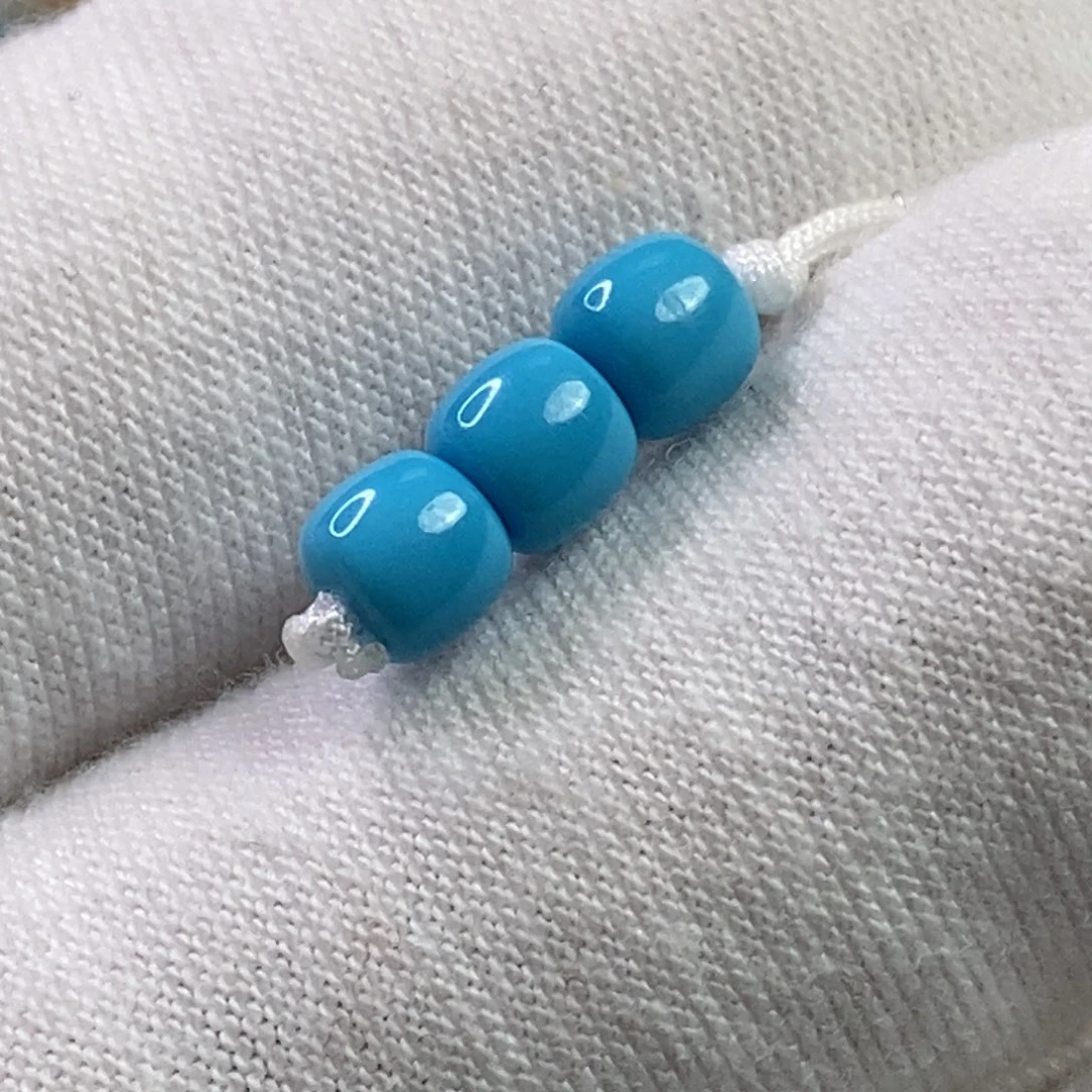 绿松石未镶嵌珠宝奇石4.6mm