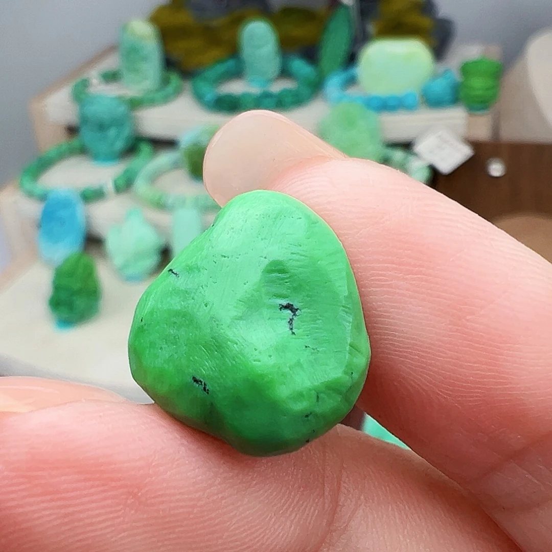 绿松石未镶嵌主播万珍