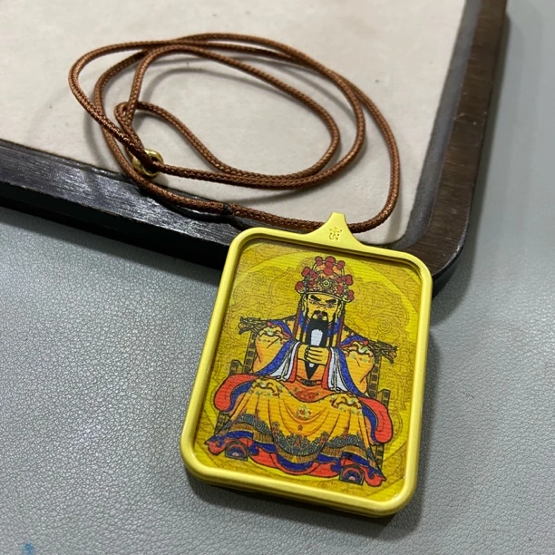 B792藏风唐卡项链手工编织民族风