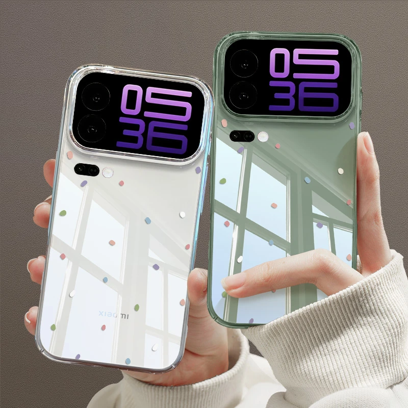 彩色波点适用小米17promax手机壳Xiaomi17pro新款透明15pro硅胶14