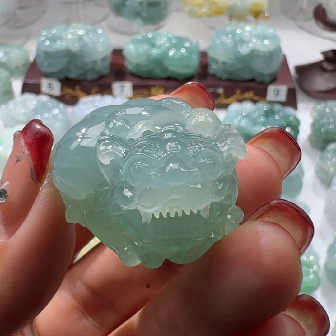 定制翡翠未镶嵌沐**风貔貅