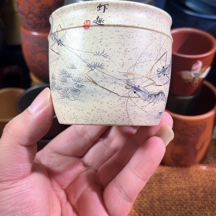 茶杯紫砂全手工紫砂主人杯