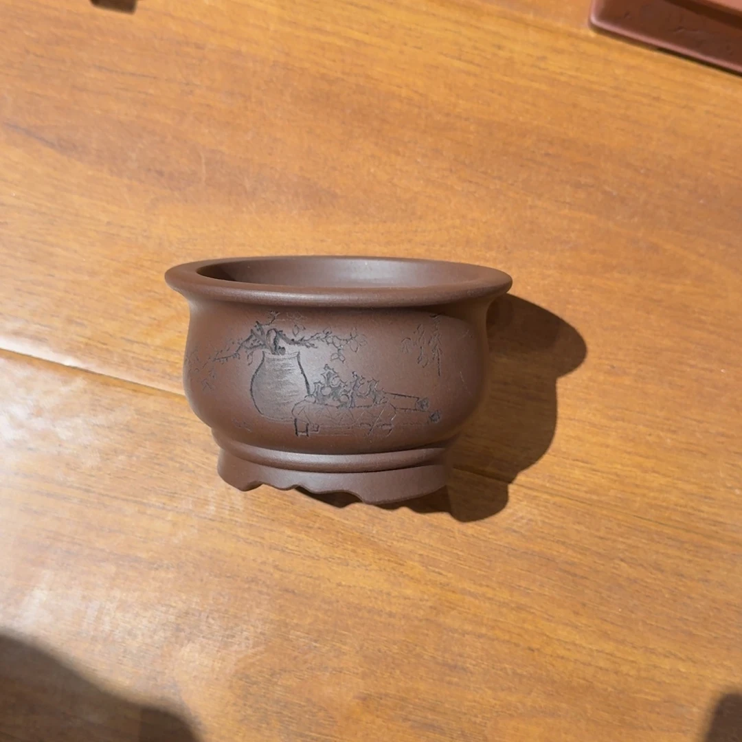 花盆紫砂原矿紫泥