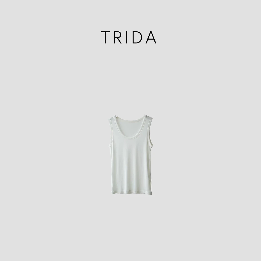 【Trida】进口优质山羊绒多色夏季简约百搭休闲背心5505YM