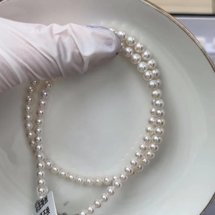 淡水珍珠颈饰银S925镶嵌